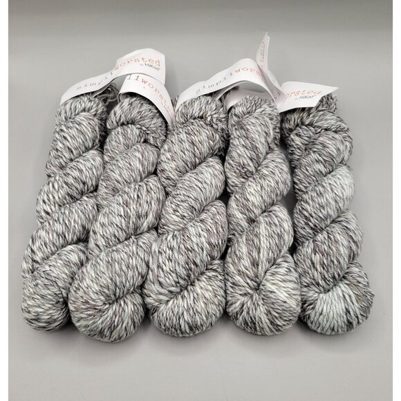 Simpliworsted HiKoo Yarn 49 Shades of Gray 5 Skeins 700 Yards Total - Picture 3 of 6